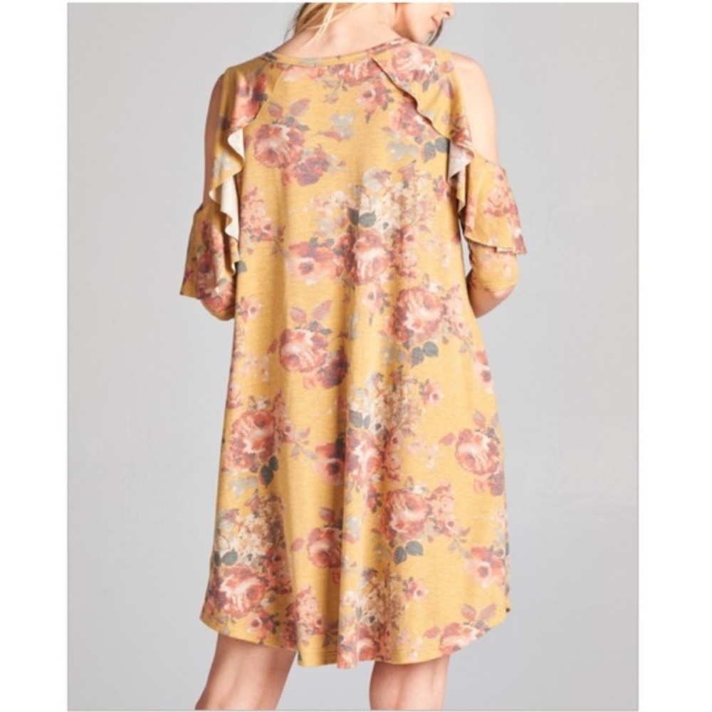 NWT VINTAGE FLORAL SWING DRESS - Picture 3 of 4